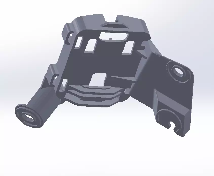 Mount Bracket  Lexus Toyota   BRACKET BLIND SPOT MONITOR 3D print model_2