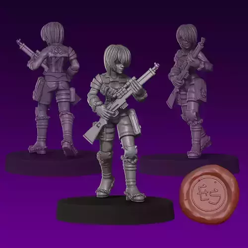 Marina Wulfstan - Valkyria Chronicles - 32mm Miniature