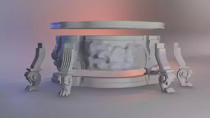 Witch Table Dollhouse Fantasy Miniature