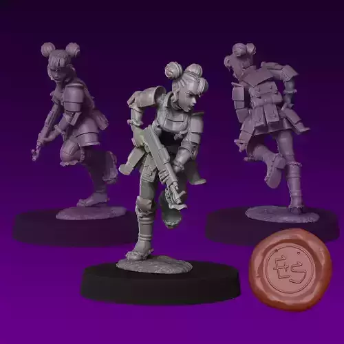 Rosie - Valkyria Chronicles - 32mm Miniature