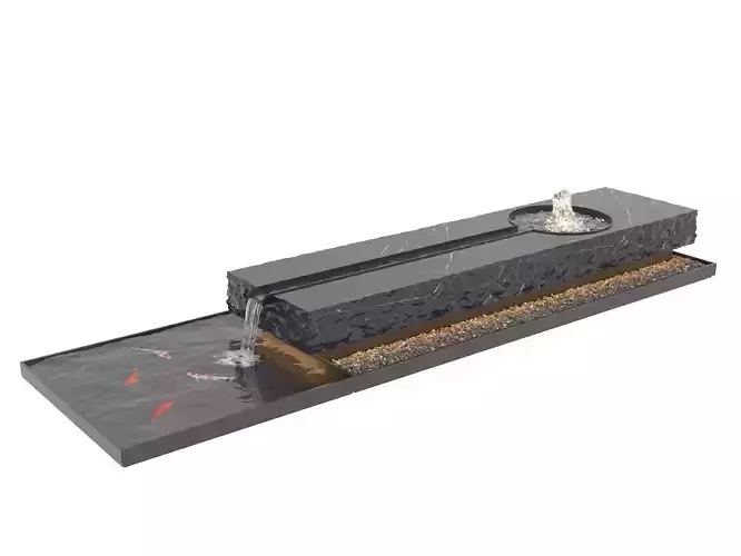 Waterfall Fountains modern Landscape