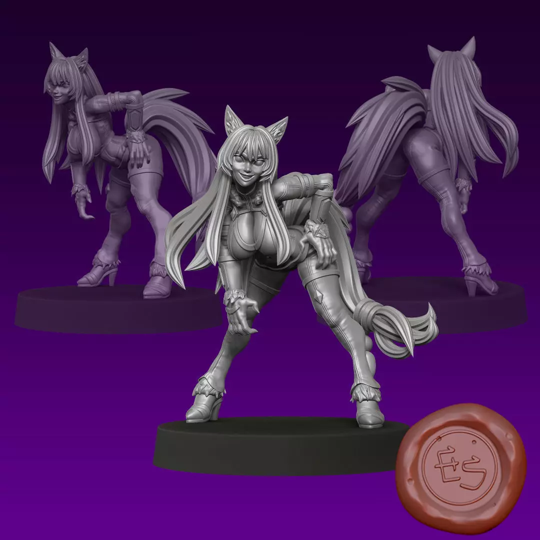 Delta - The Eminence in Shadow - 32mm Miniature 3D print model_0