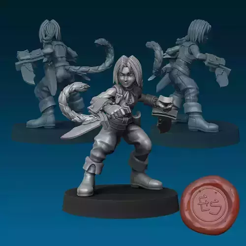Zidane Tribal - Final Fantasy IX - 32mm Miniature