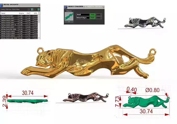 Plaque Leaping Leopard a Symbol of Speed  Raw Power gp0057