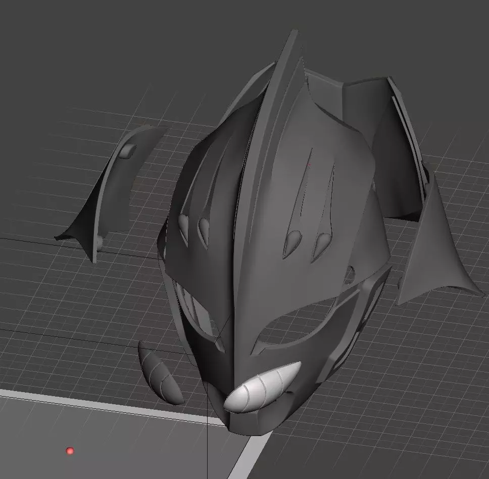 Ultraman nexus wearable helmet 3D print model_0