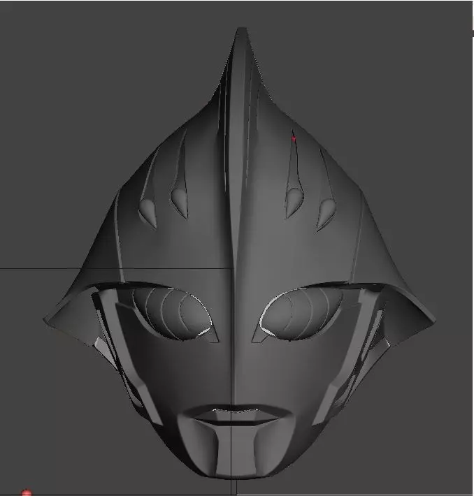 Ultraman nexus wearable helmet 3D print model_1