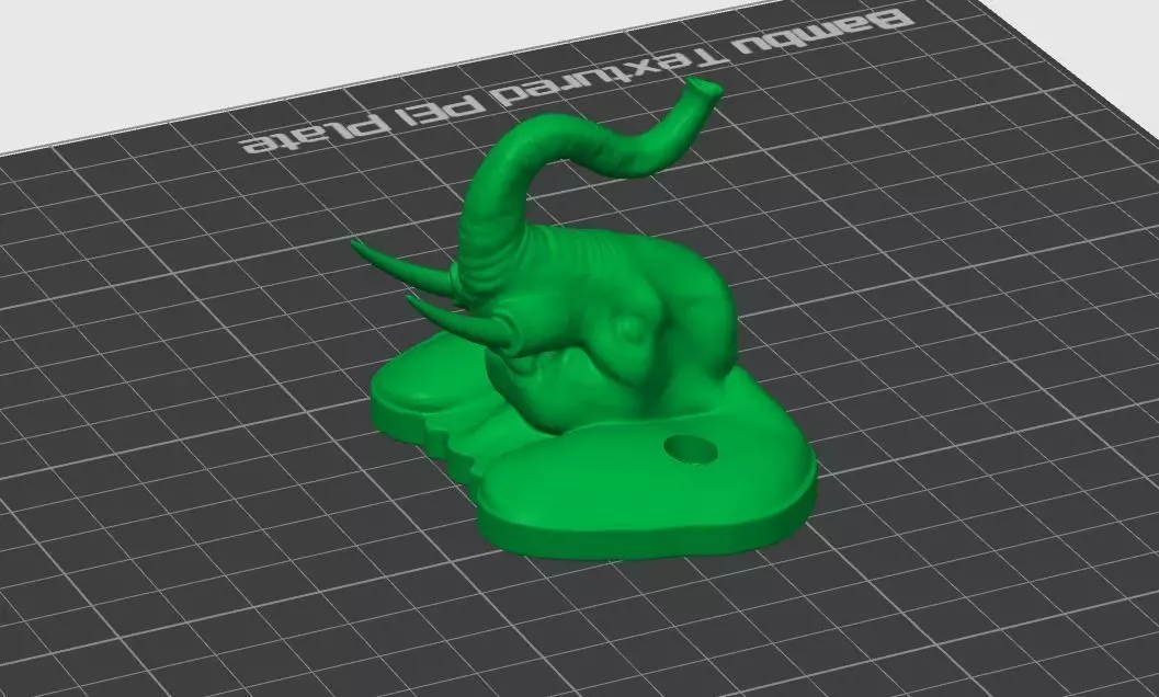 Elephant Wall Hook 3D print model_13
