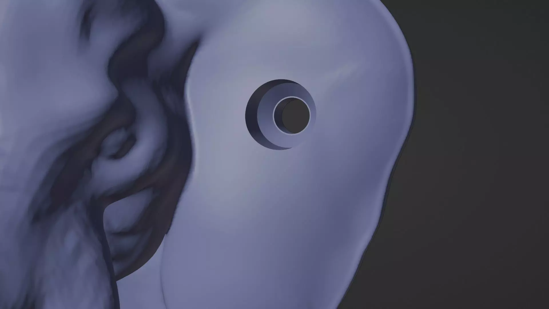 Elephant Wall Hook 3D print model_8