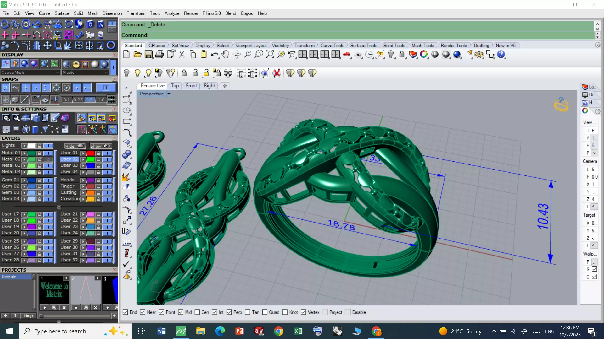 Jewelry Set 3D print model_6
