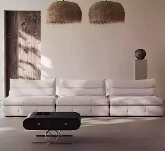 Mid Century interior scene