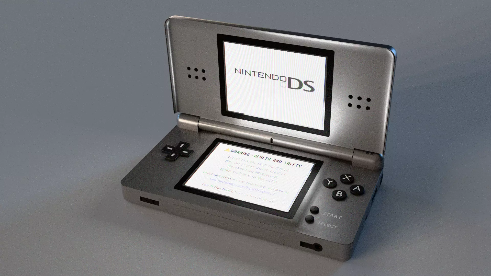 DS Dual screen handheld console 3D model