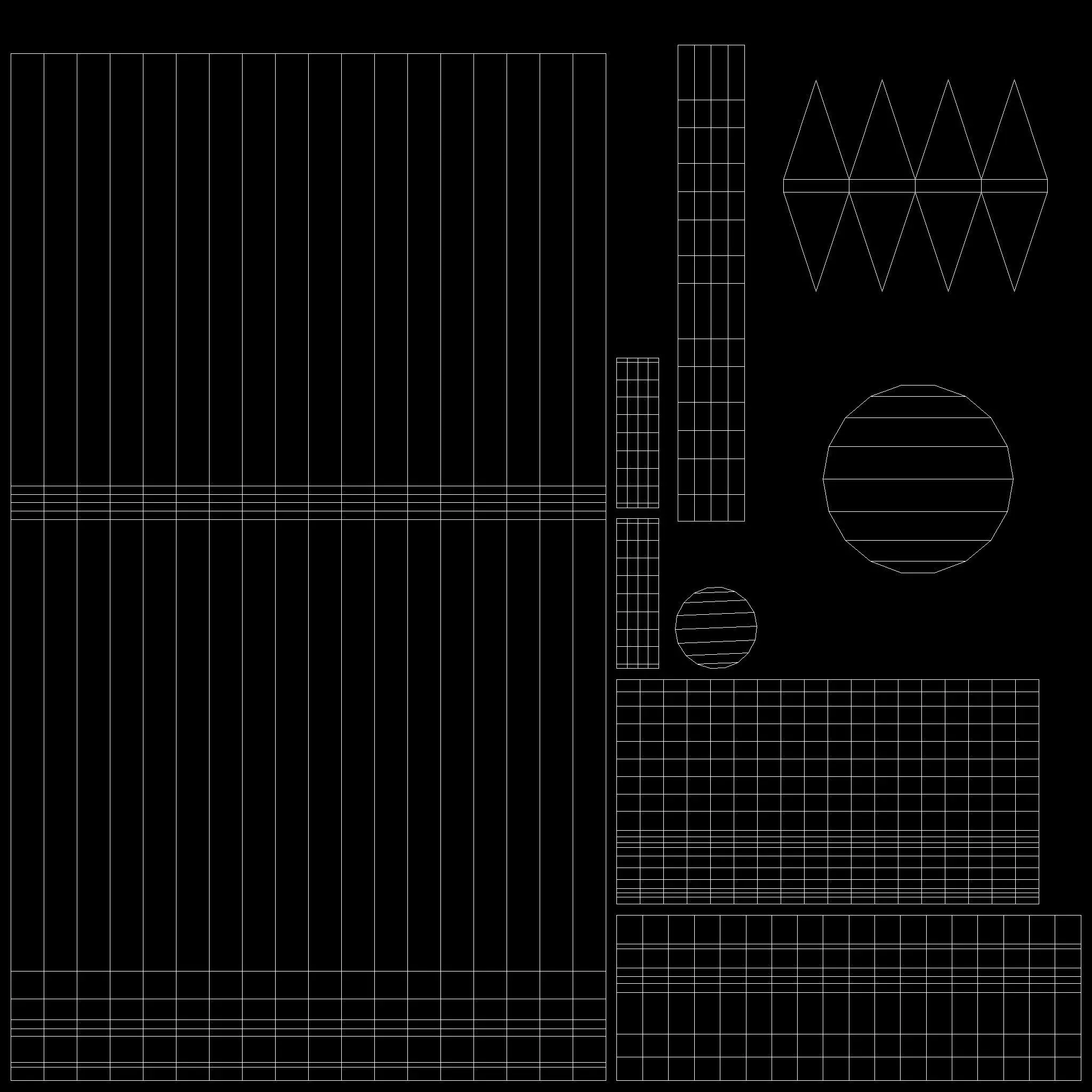 Chain Barrier A Low-poly 3D model_15