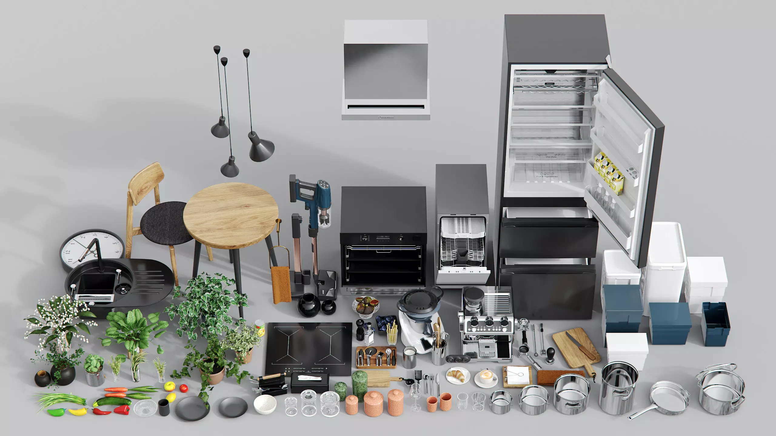 Archinteriors vol 69 - kitchen scenes 3D model_17