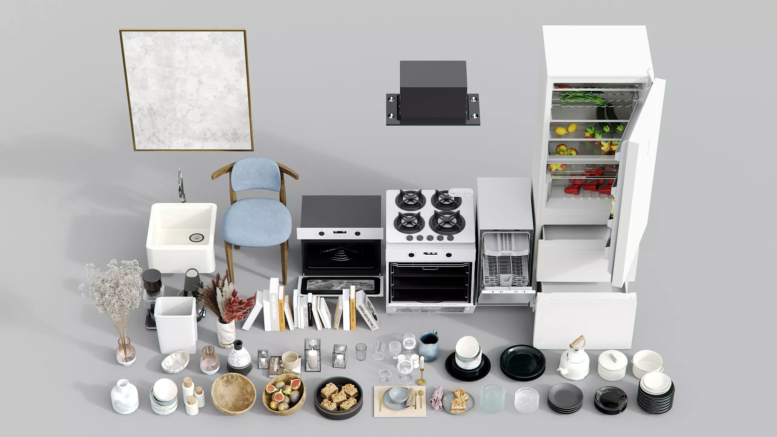 Archinteriors vol 69 - kitchen scenes 3D model_59