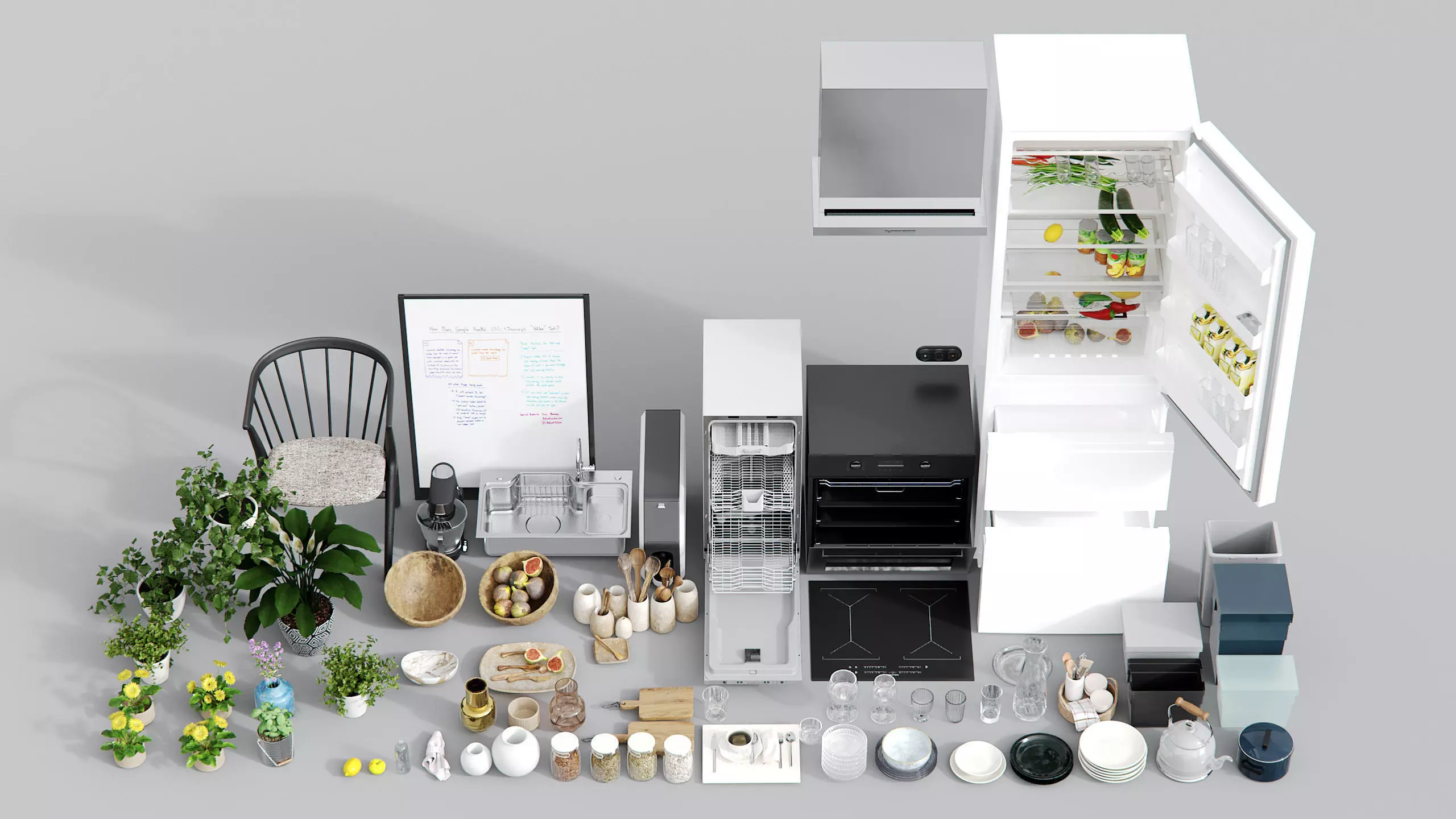 Archinteriors vol 69 - kitchen scenes 3D model_72