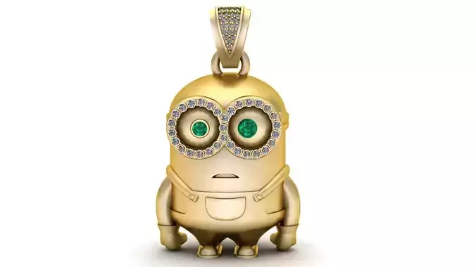 Minion-Inspired Pendant 3D Printable Model