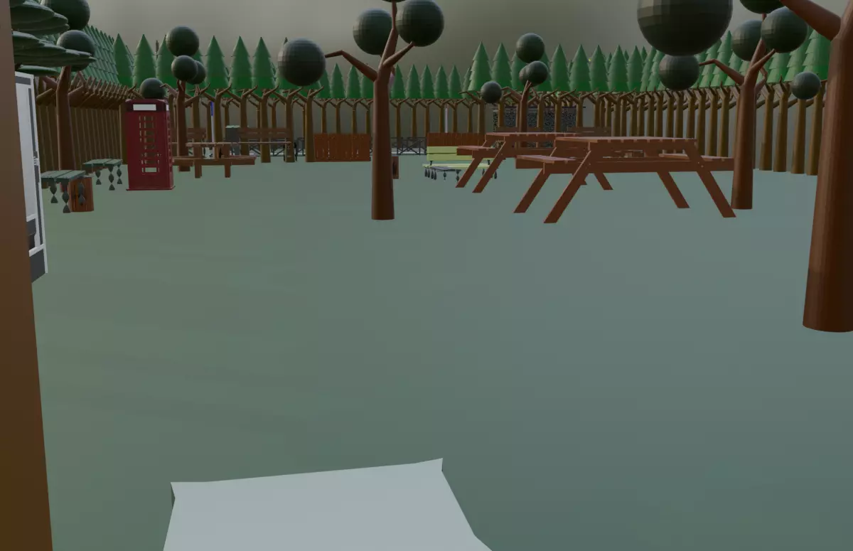 Urban Park Assets  Low Poly 3D Models 3D model_11