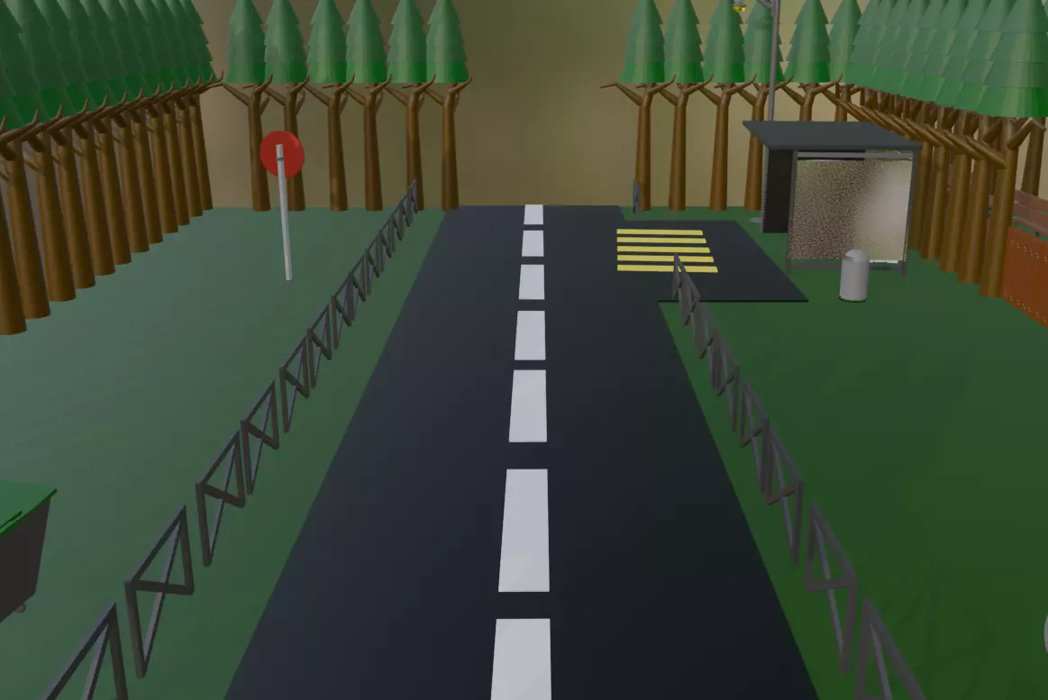 Urban Park Assets  Low Poly 3D Models 3D model_3