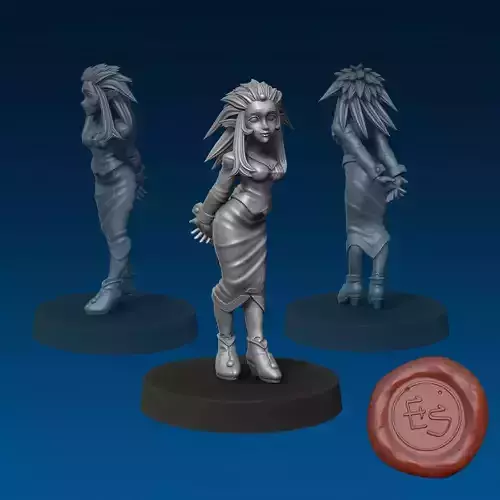 Ryo Ohki Adult Form - Tenchi Muyo - 32mm Miniature