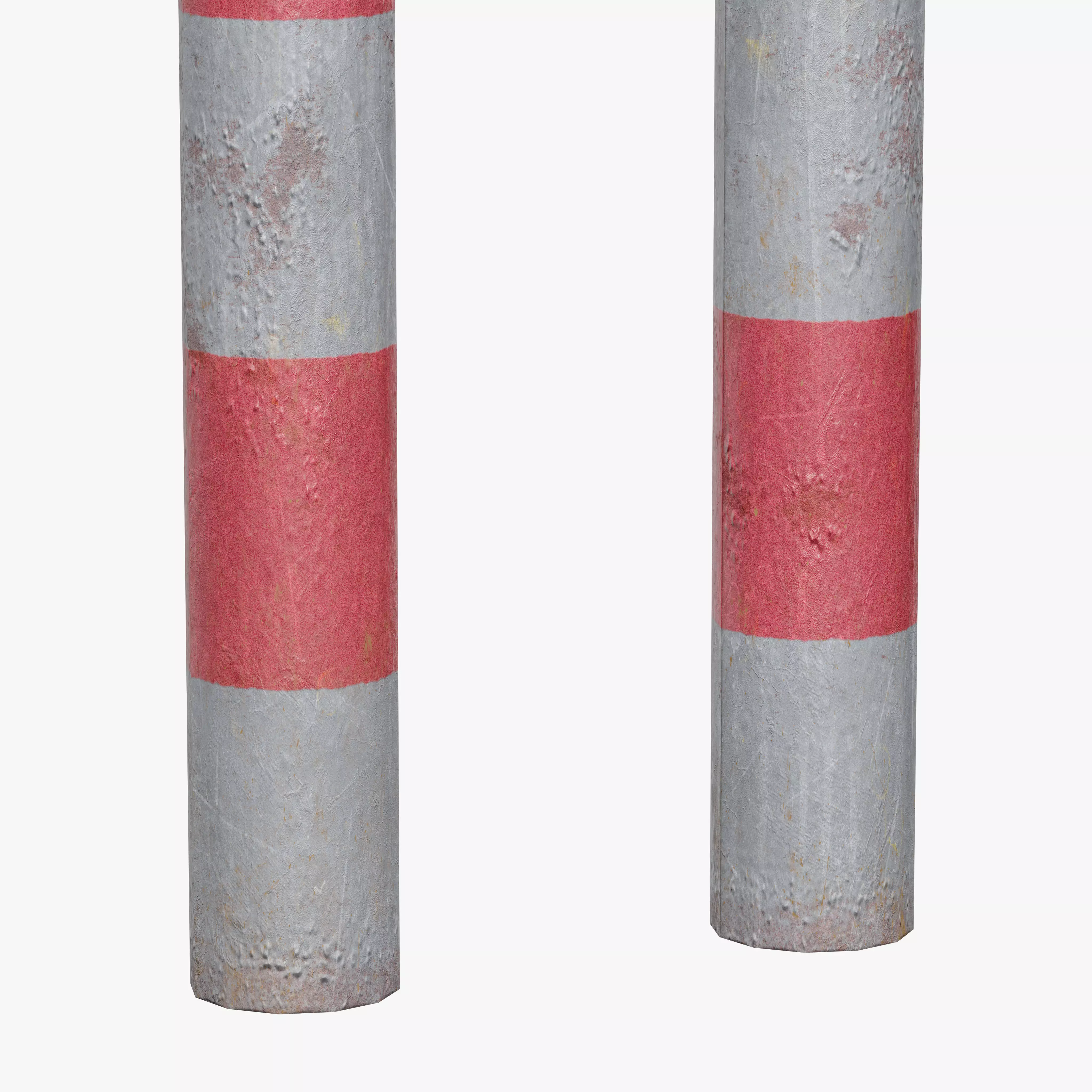 Chain Barrier C Low-poly 3D model_10