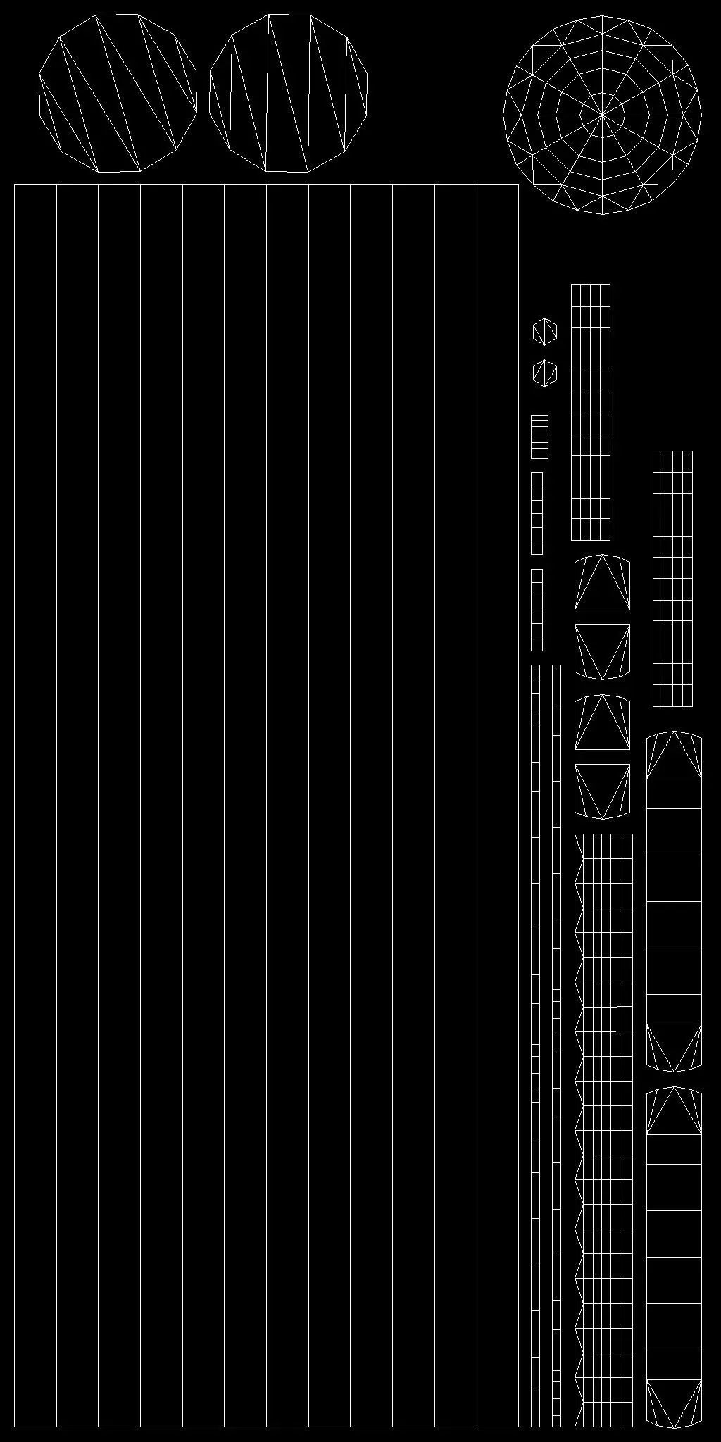 Chain Barrier C Low-poly 3D model_15