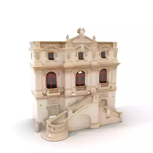 Ornate Baroque Mansion model pack