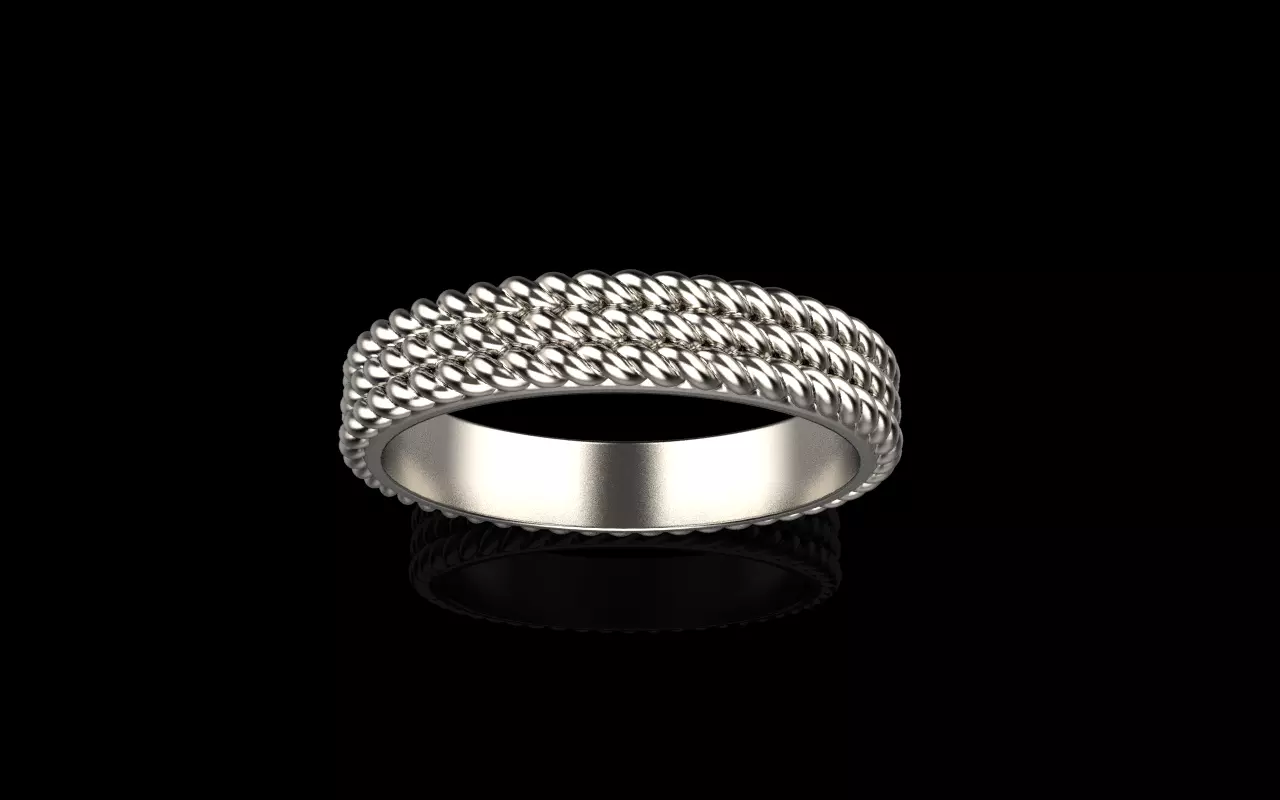 Rope ring model 1413 3D print model_13