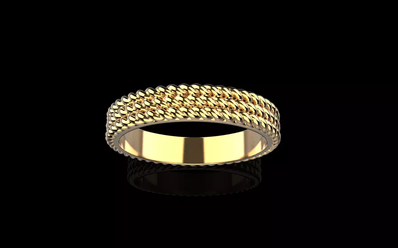 Rope ring model 1413 3D print model_12