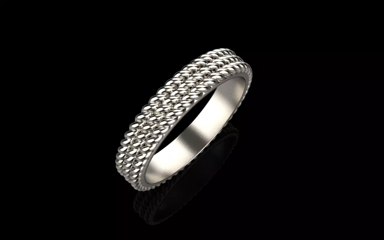 Rope ring model 1413 3D print model_18