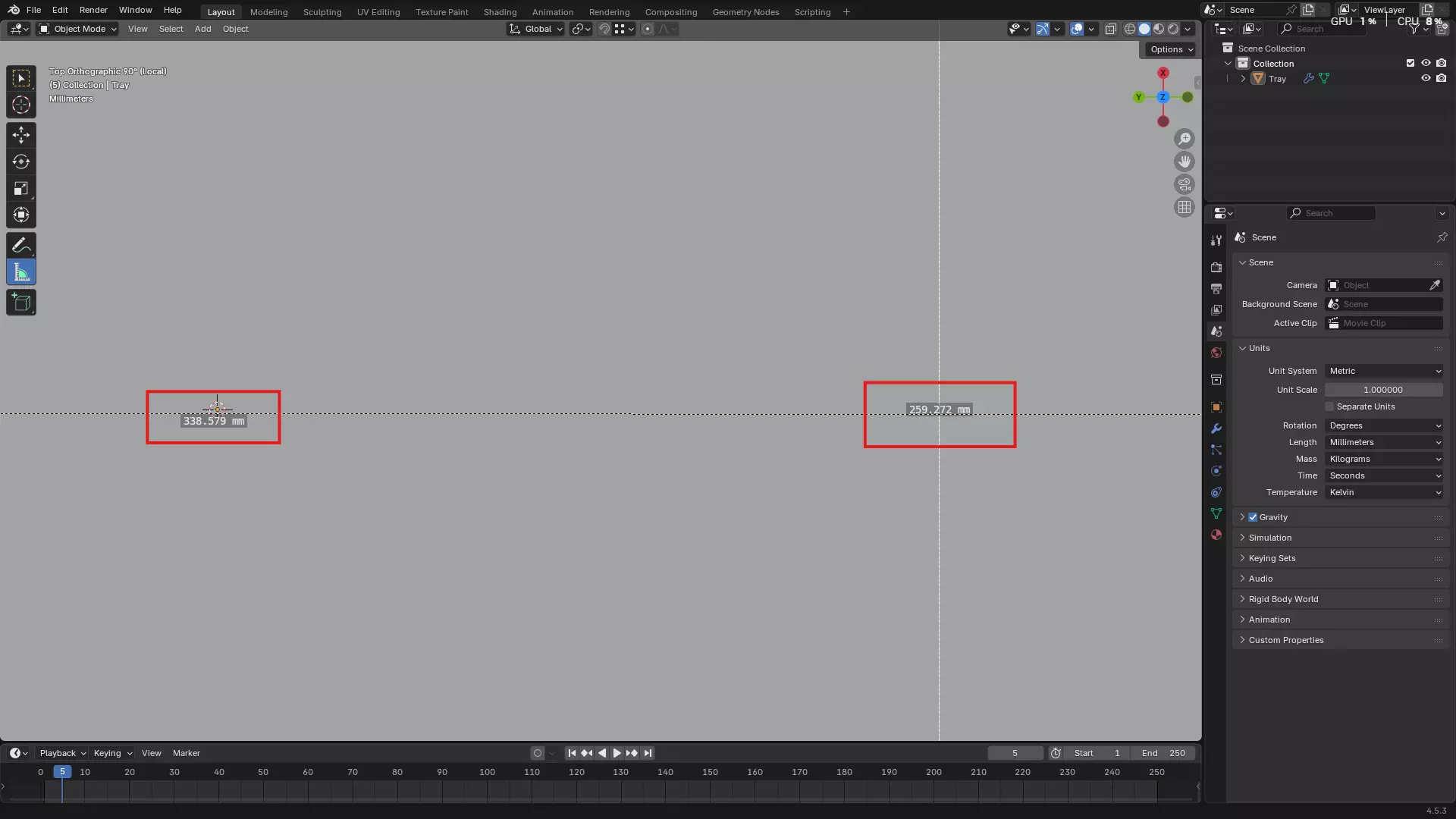 Plastic Tray 3D print model_2