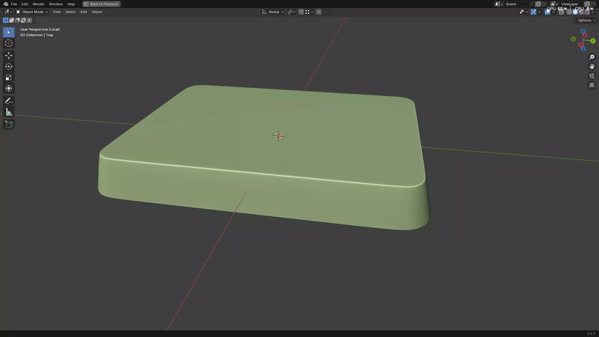 Plastic Tray 3D print model_31