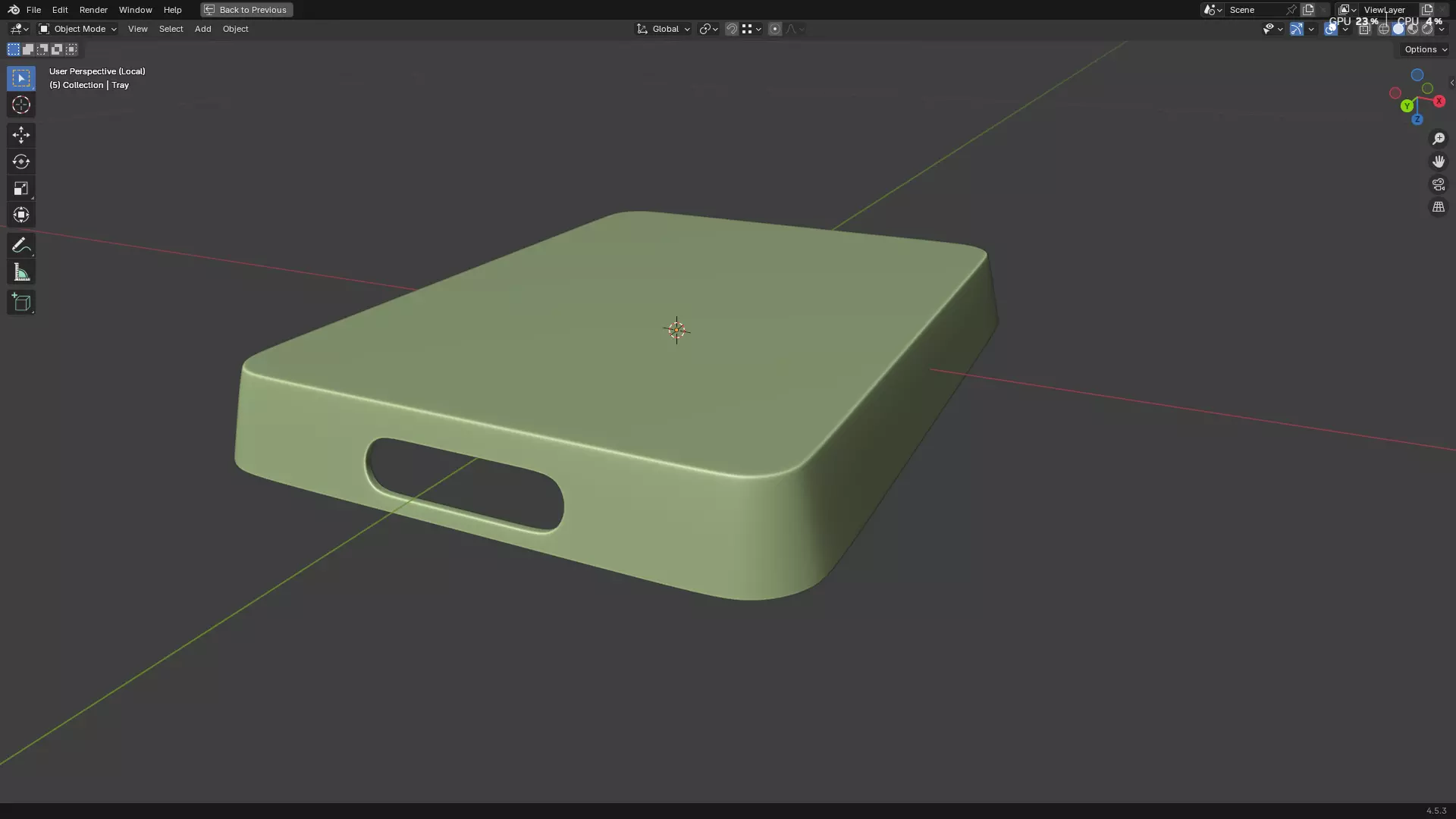 Plastic Tray 3D print model_28