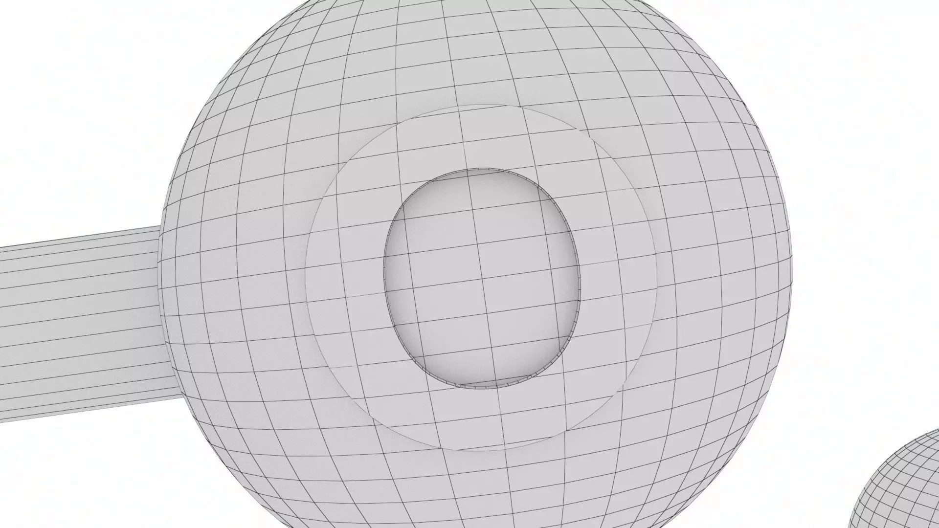 O2 Oxygen Molecule Low-poly 3D model_20