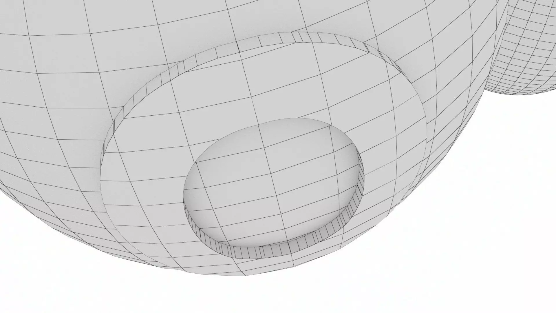 O2 Oxygen Molecule Low-poly 3D model_19