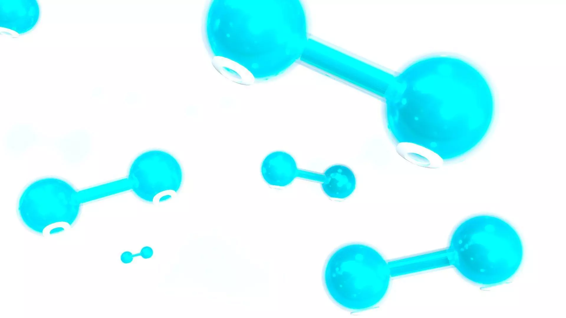 O2 Oxygen Molecule Low-poly 3D model_1