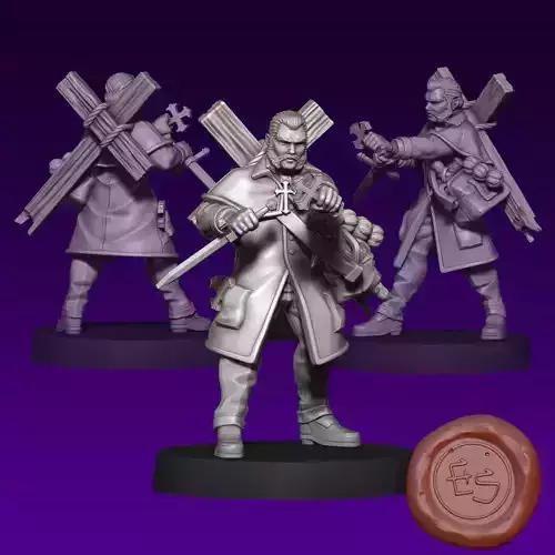 Charlie Vincent - Castlevania 64 - 32mm Miniature