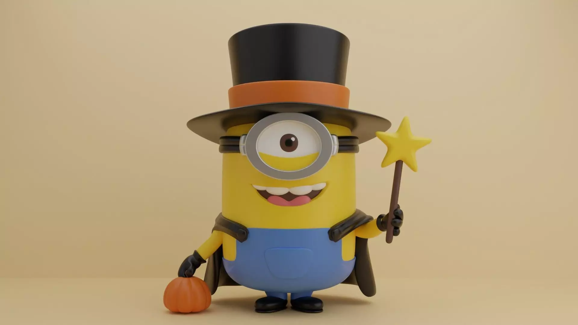 Halloween minion  3D print model_0