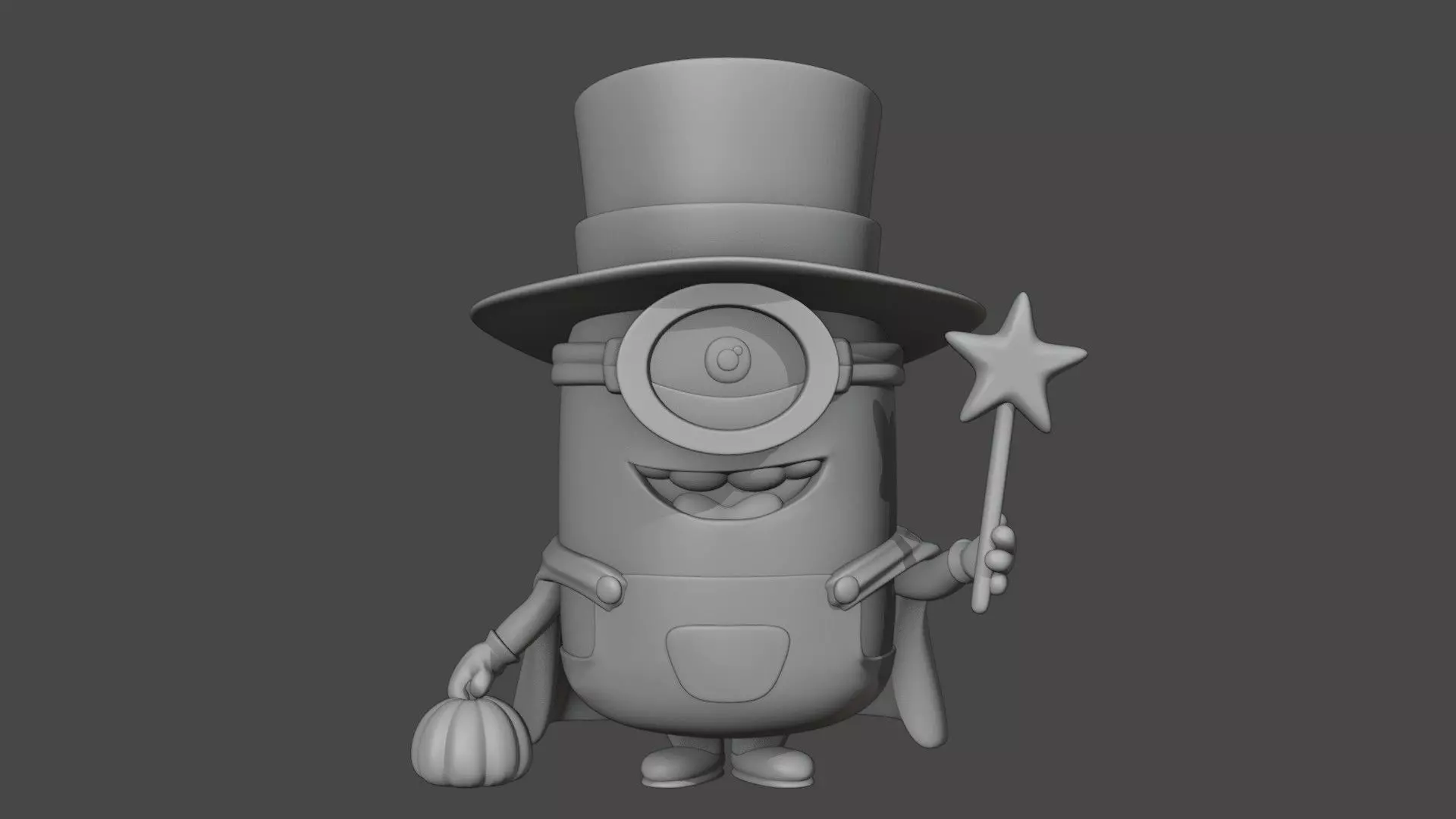Halloween minion  3D print model_1