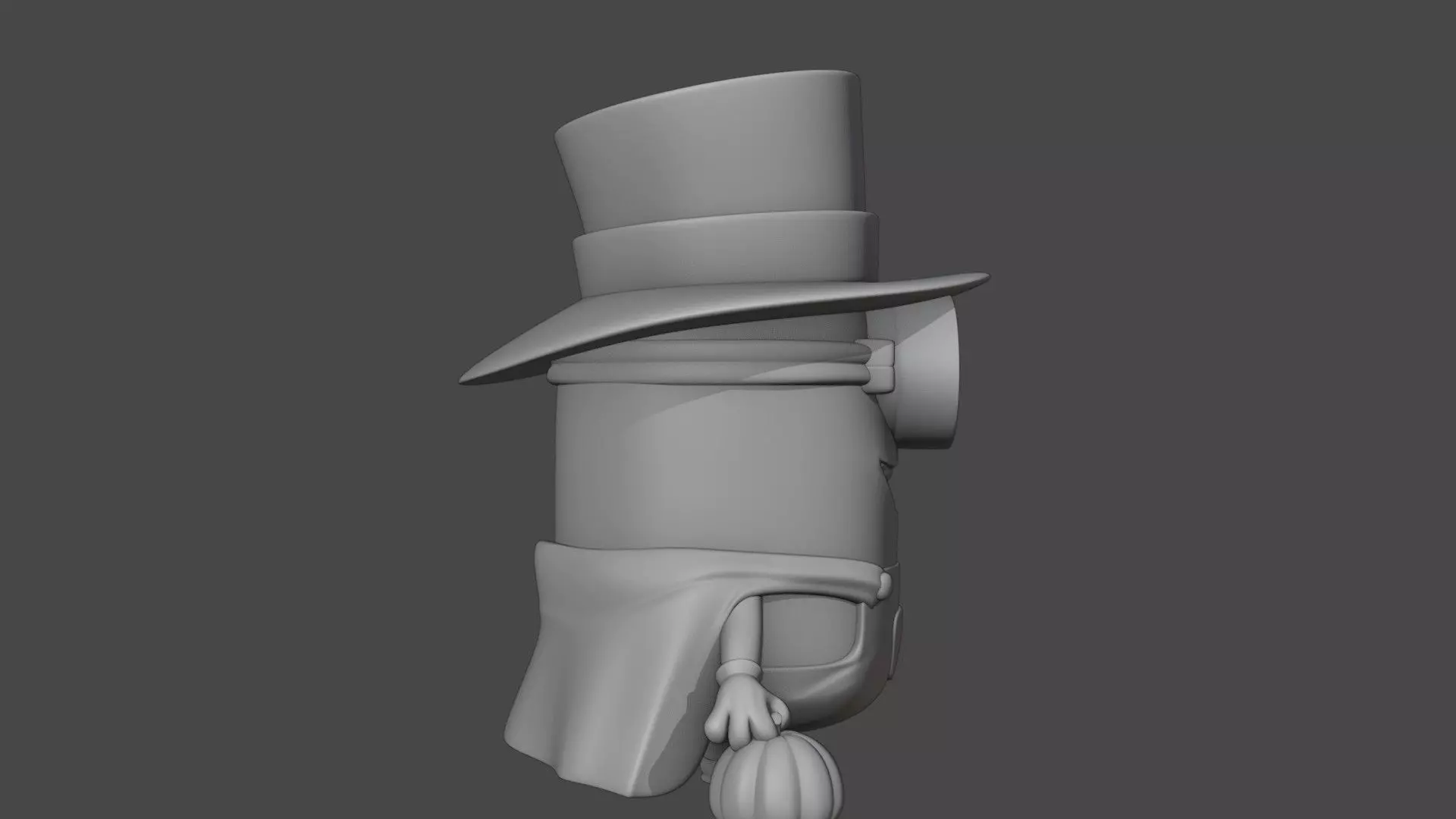 Halloween minion  3D print model_3