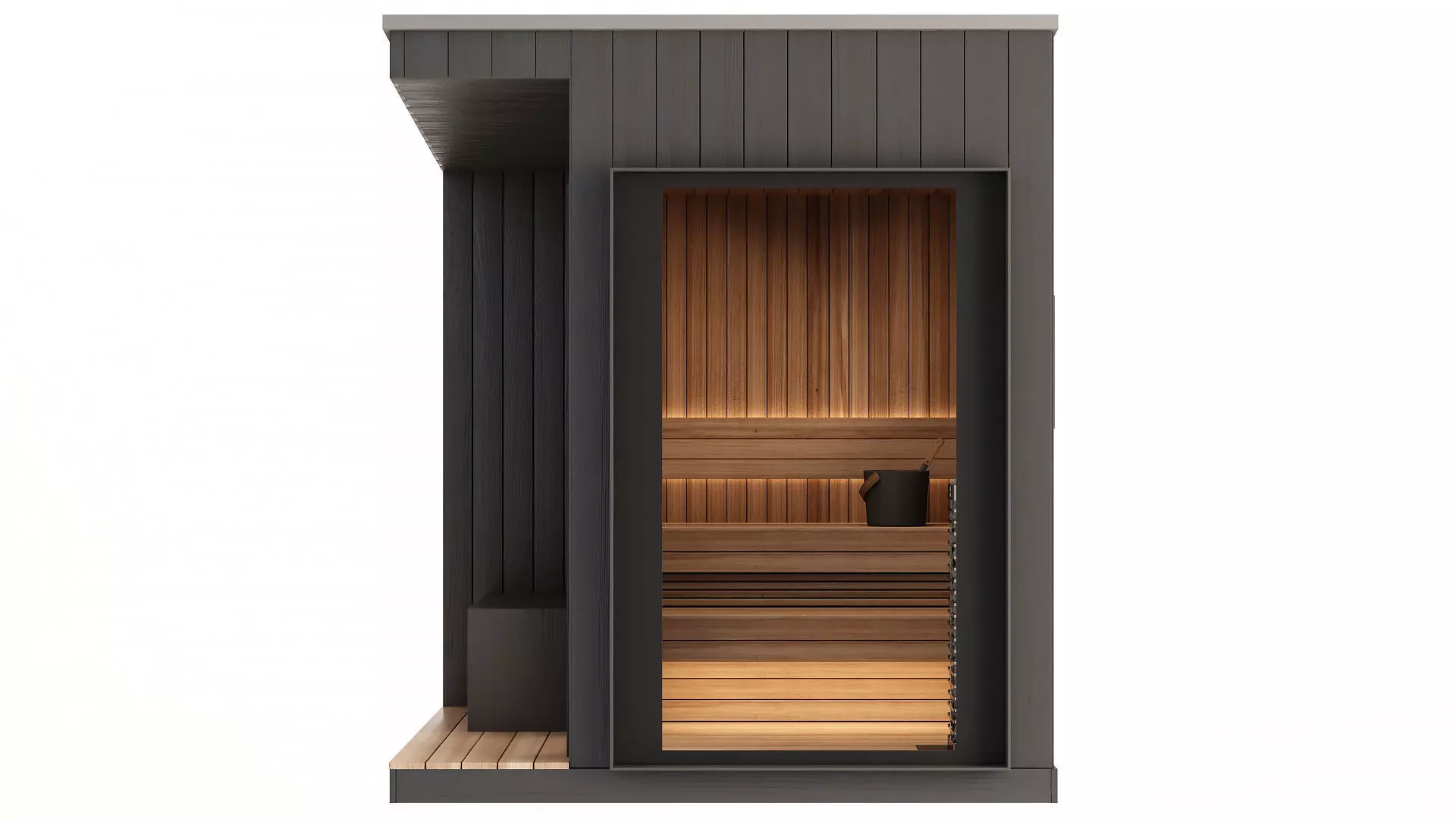 Sauna 3D model_1