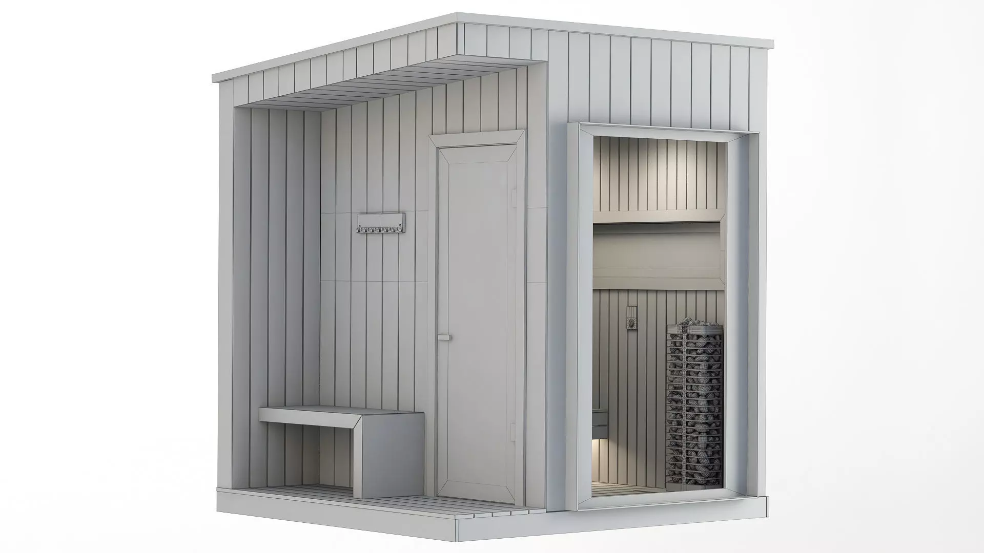Sauna 3D model_6