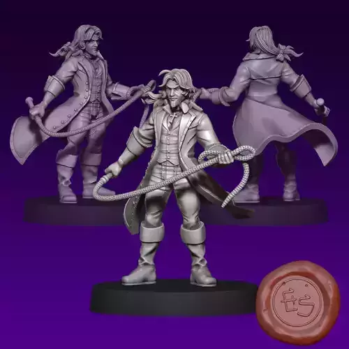 Julius Belmont - Castlevania - 32mm Miniature