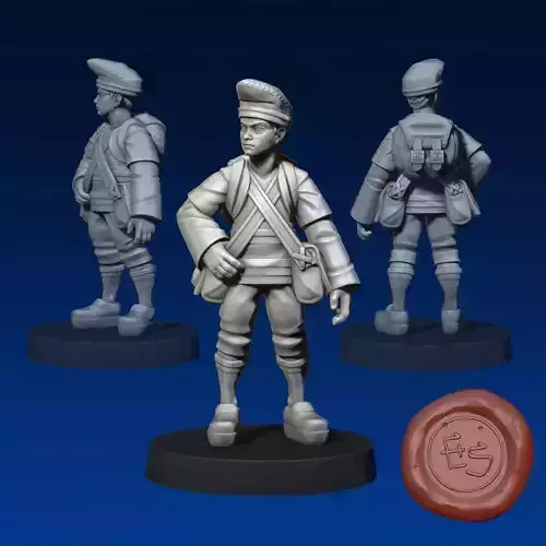 Male Chemist - Final Fantasy Tactics - 32mm Miniature