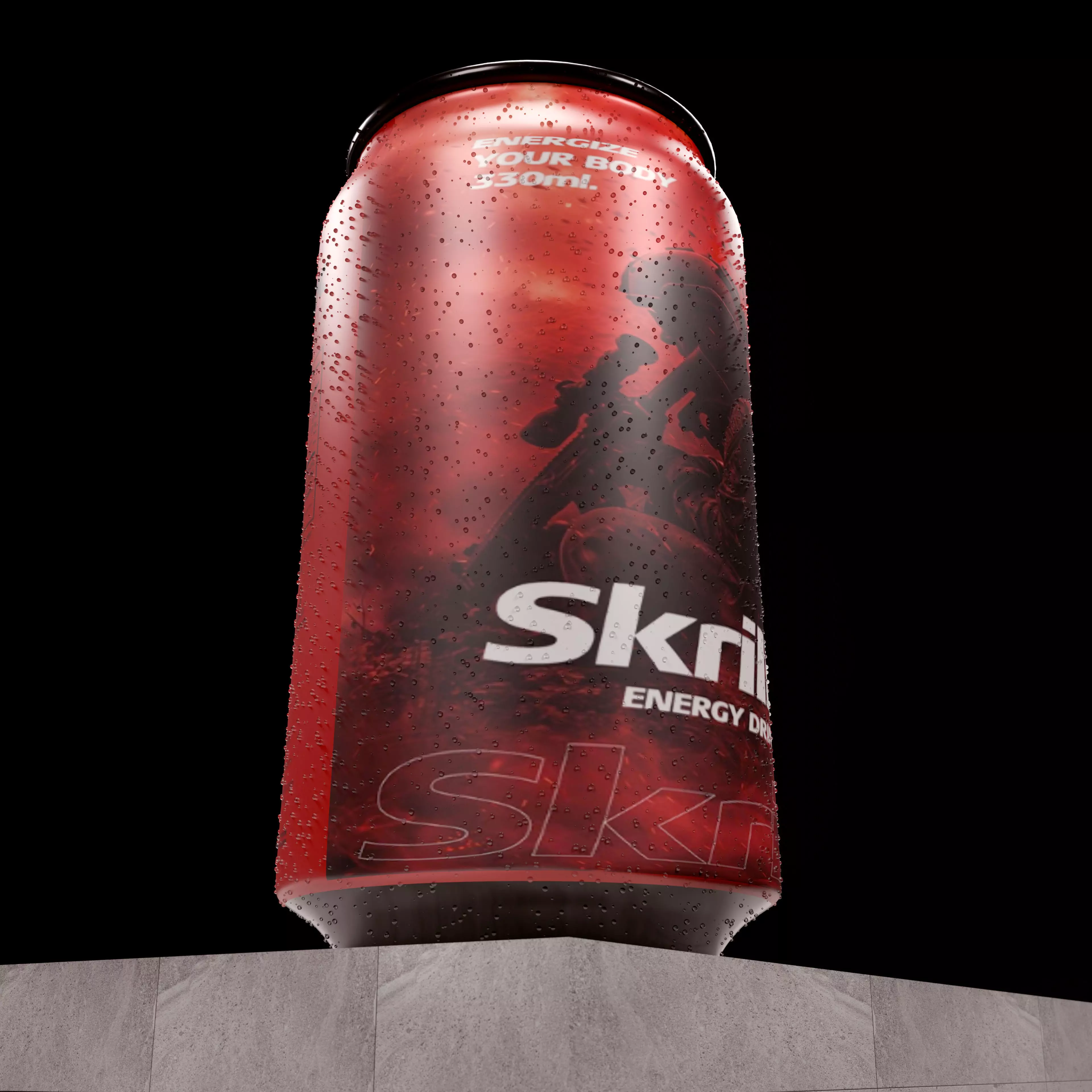 Energy Drink Can  Model 3D model_0