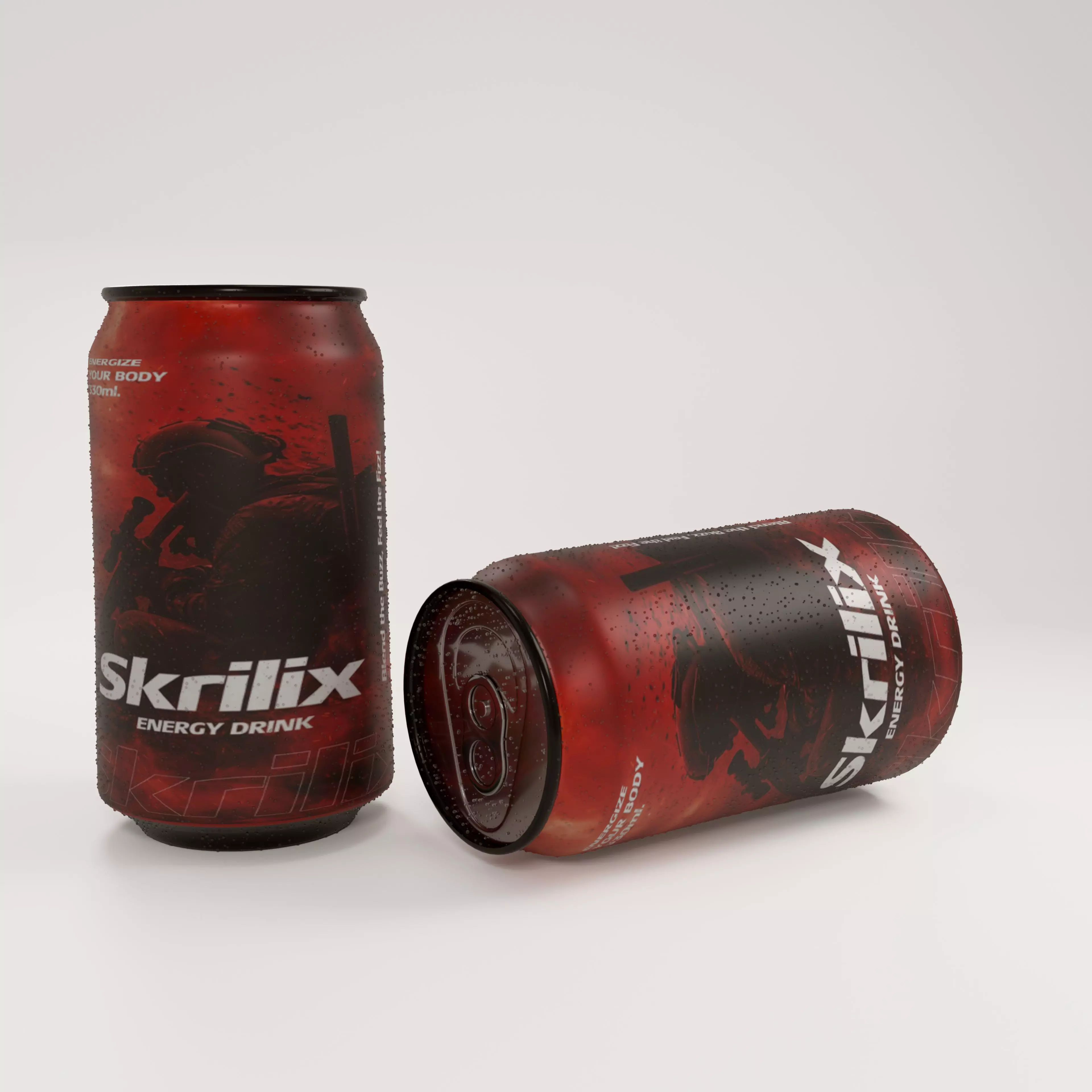 Energy Drink Can  Model 3D model_2