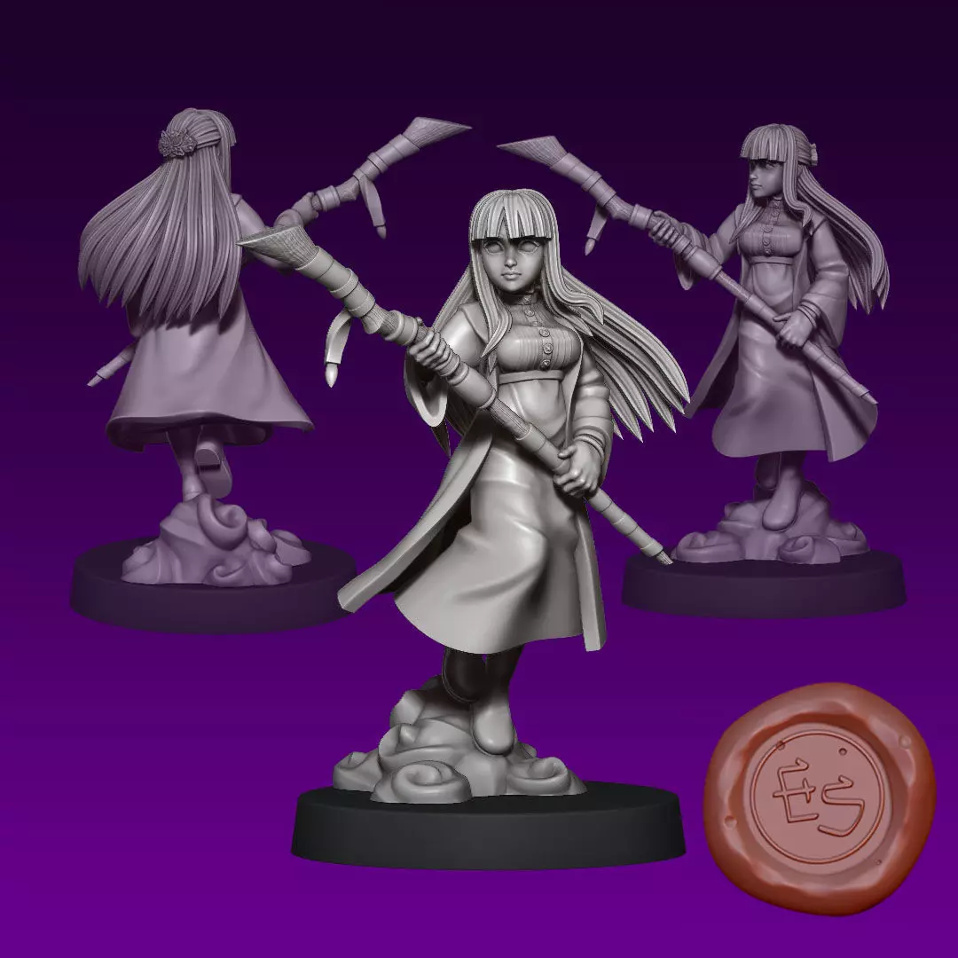 Fern - Frieren Beyond Journeys End - 32mm Miniature 3D print model_0