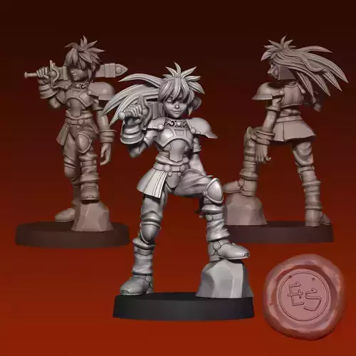 Ihrie - Ruin Explorers - 32mm Miniature