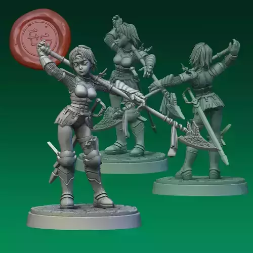 Aelia - Valkyrie Profile - 32mm Miniature