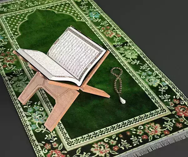 Islamic Set - Quran ve Pray carpet