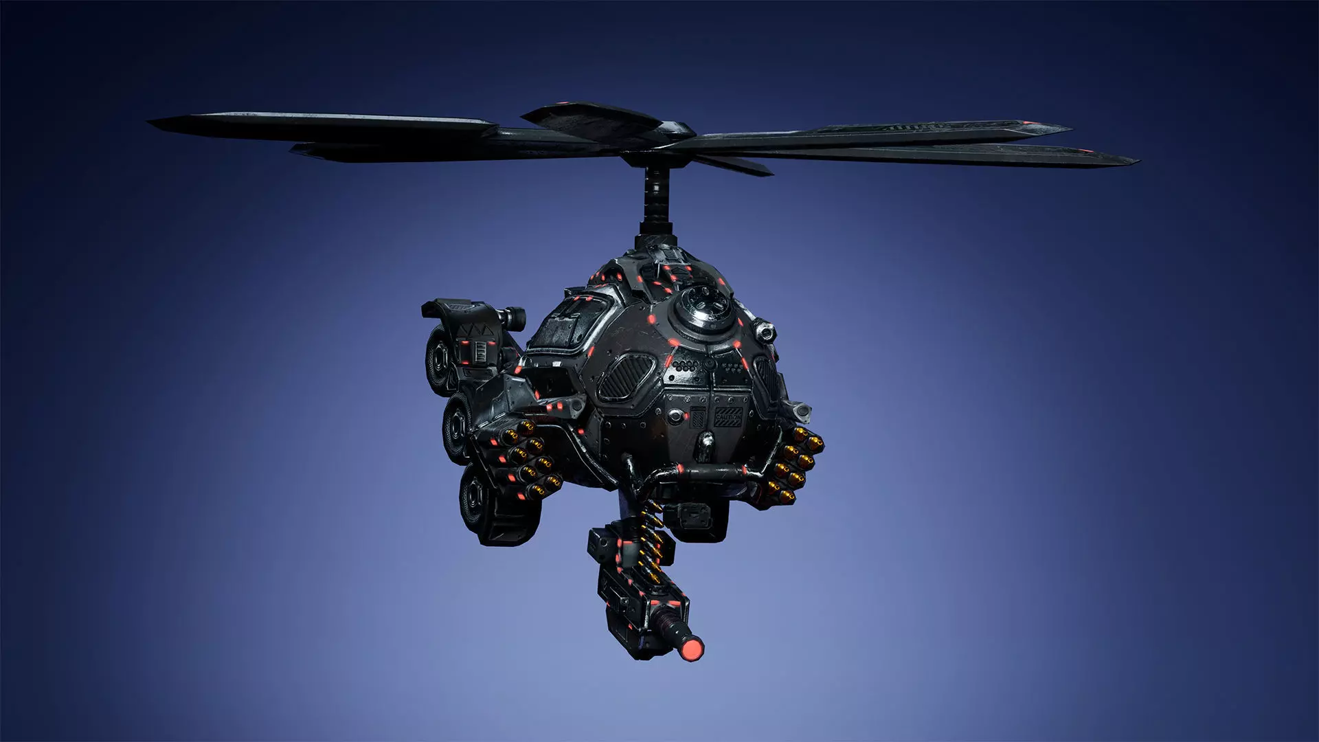 Sci-Fi Drone 01 Low-poly 3D model_19